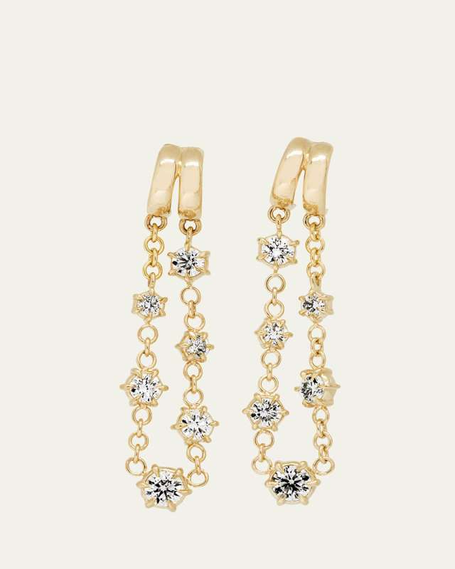 Constellation Double Huggie Earrings